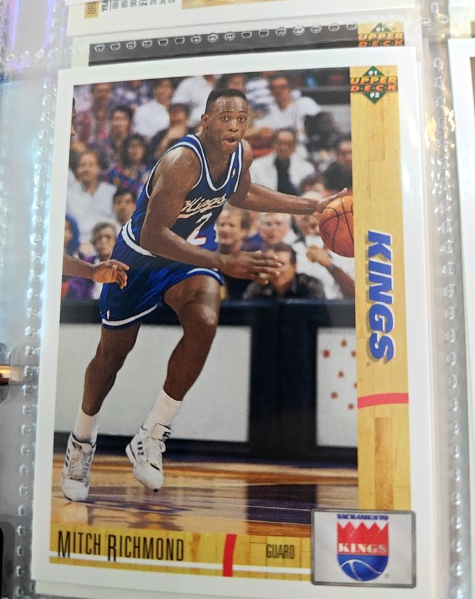 1991-92 Upper Deck #490 Mitch Richmond — front