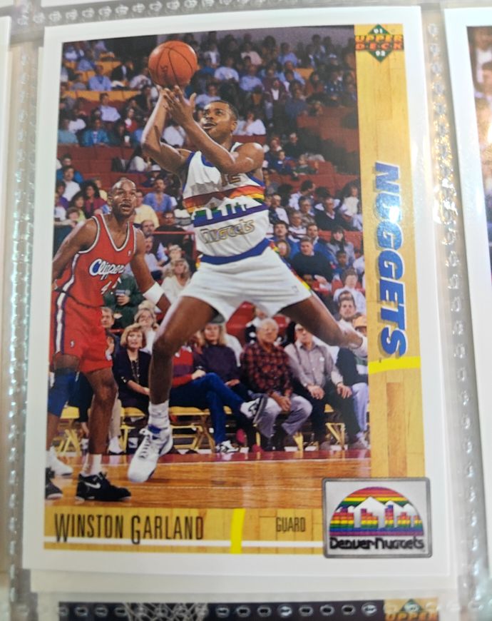 1991 Upper Deck #312 Winston Garland — front