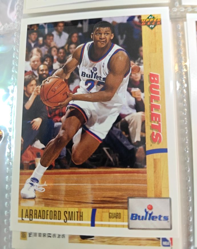 1991-92 Upper Deck #485 LaBradford Smith — front