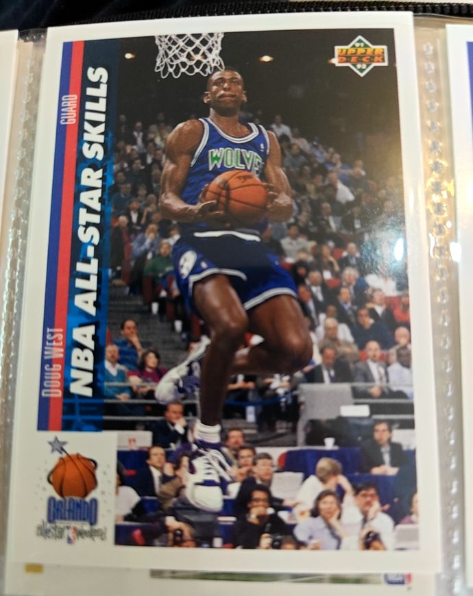 1991-92 Upper Deck #483 Doug West — front