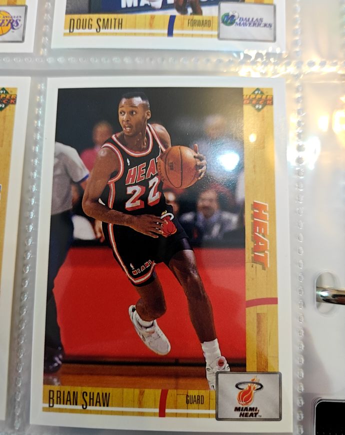 1991-92 Upper Deck #496 Brian Shaw — front