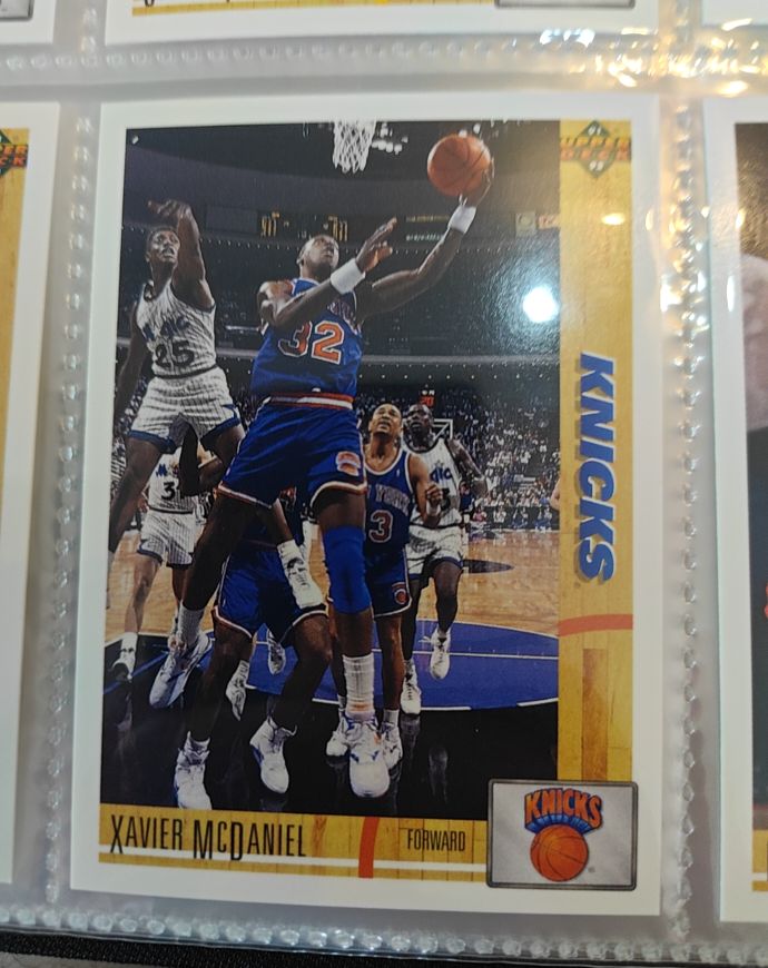 1991-92 Upper Deck #495 Xavier McDaniel — front