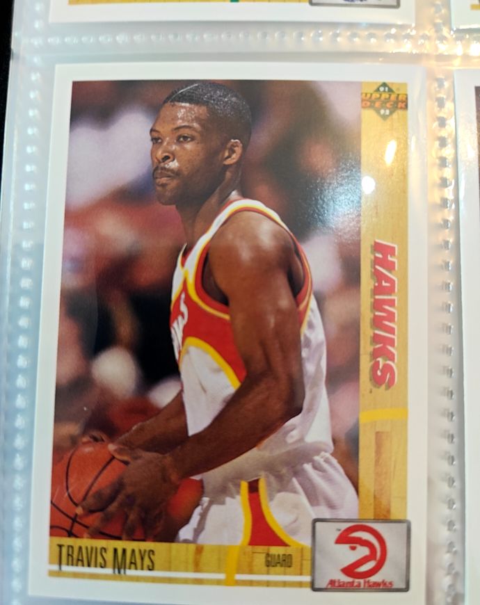 1991-92 Upper Deck #494 Travis Mays — front