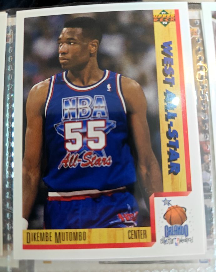 1991-92 Upper Deck #471 Dikembe Mutombo — front