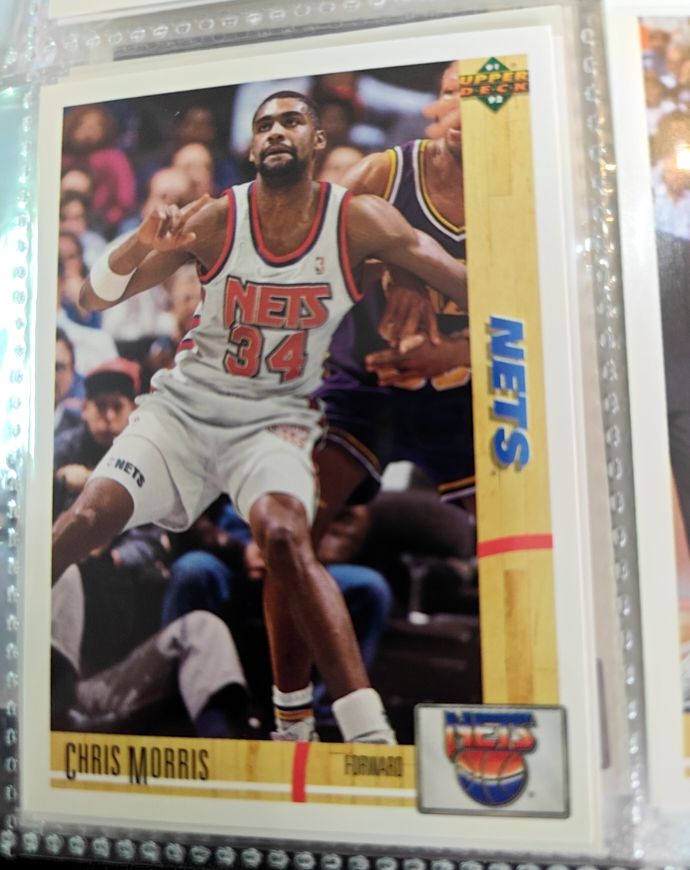 1991-92 Upper Deck #339 Chris Morris New Jersey Nets — front