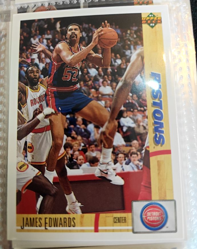 1991-92 Upper Deck #338 James Edwards — front