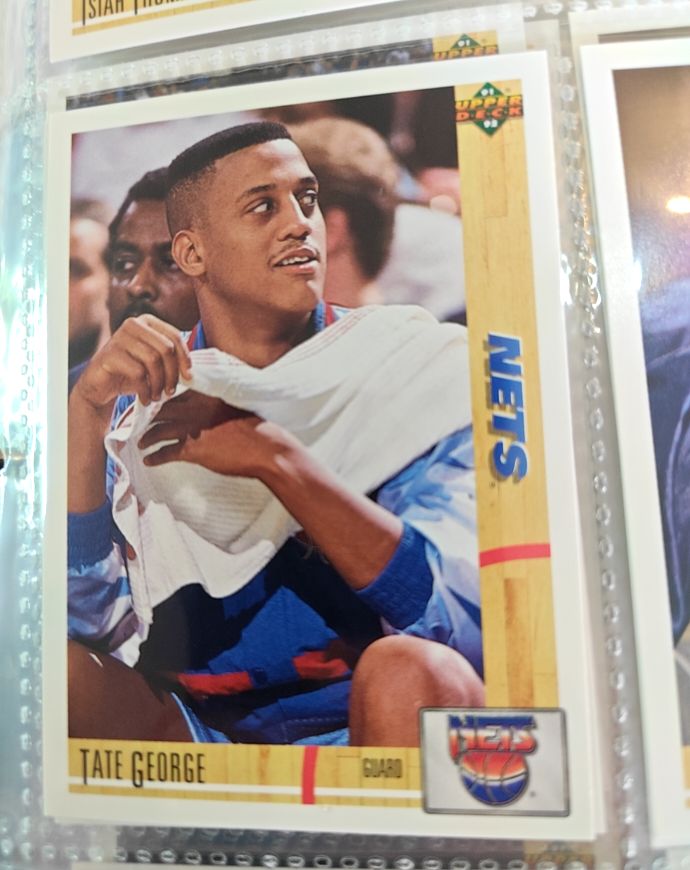 1991-92 Upper Deck #336 Tate George — front