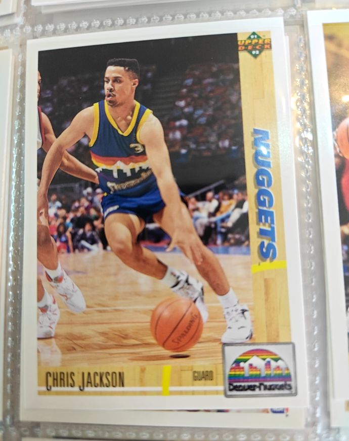 1991-92 Upper Deck #319 Chris Jackson — front