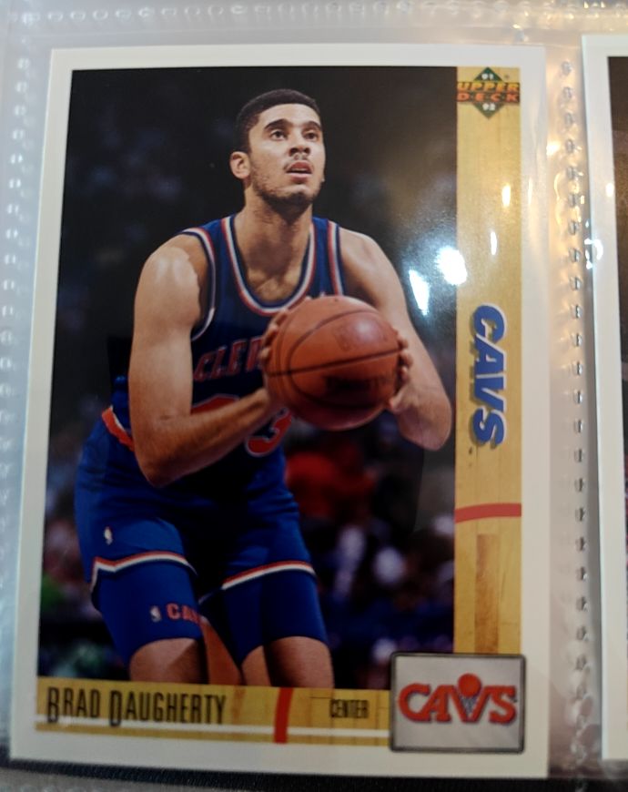 1991-92 Upper Deck #364 Brad Daugherty Cleveland Cavaliers — front