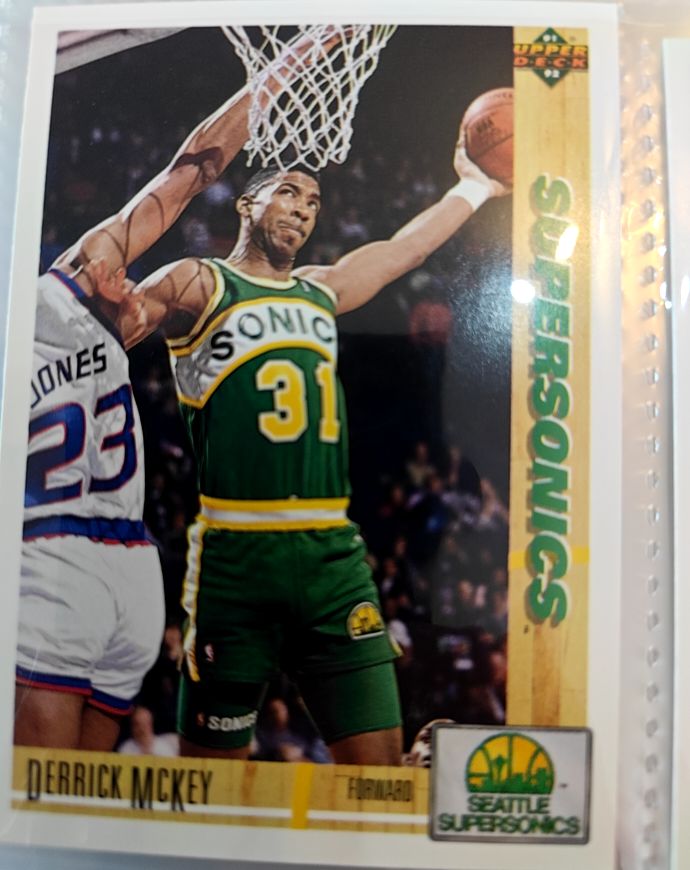 1991-92 Upper Deck #361 Derrick McKey — front
