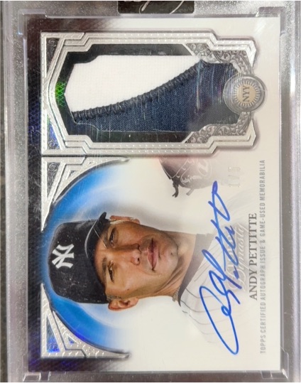 2023 Topps Dynasty #DAP-AP Andy Pettitte — front