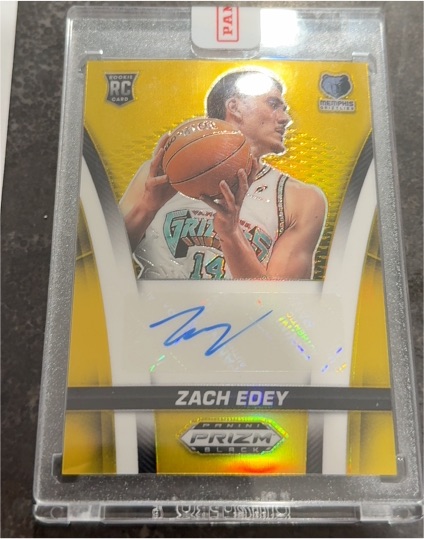 2023-24 Panini Prizm Rookie Zach Edey — front