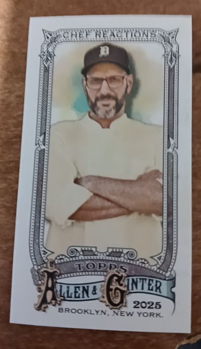 2025 Topps Allen & Ginter #211 Chef Reactions Mini — front