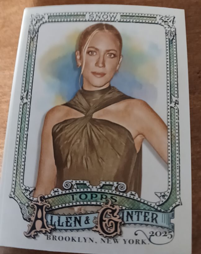 2025 Topps Allen & Ginter #276 Brittany Snow — front