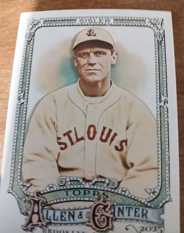 2025 Topps Allen & Ginter #170 George Sisler — front