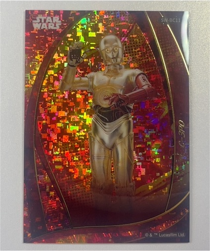 2025 CardFun Star Wars Power of the Force Silver Foil #SW-BC11 C-3PO — front
