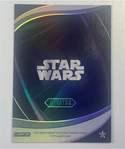 Star Wars Power The Force Trading Cards #012/100 — front