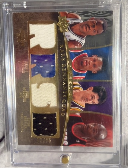 2007-08 Upper Deck Premier Rare Remnants Quad Kobe Bryant / Steve Nash / Allen Iverson — front