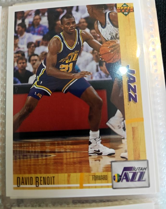 1991-92 Upper Deck #21 David Benoit — front