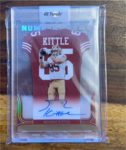 2022 Panini Contenders Numbers Game George Kittle — front