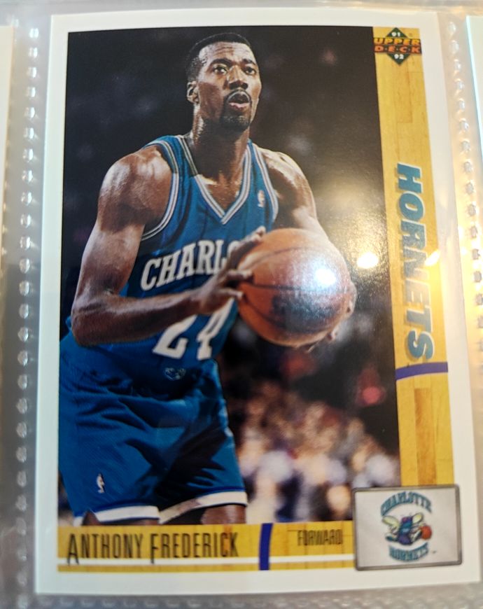 1991-92 Upper Deck #432 Anthony Frederick — front