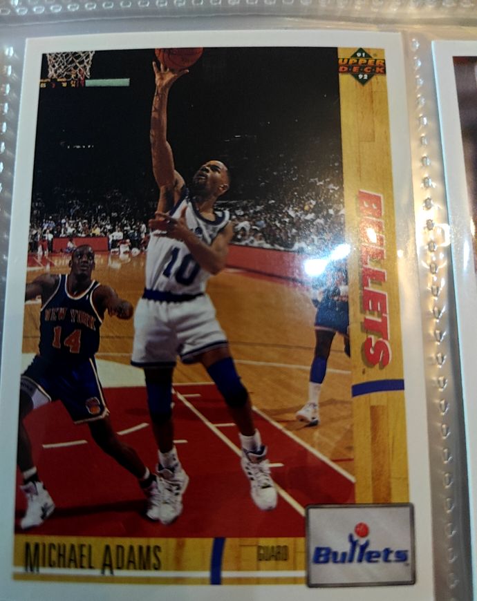 1991-92 Upper Deck #435 Michael Adams — front