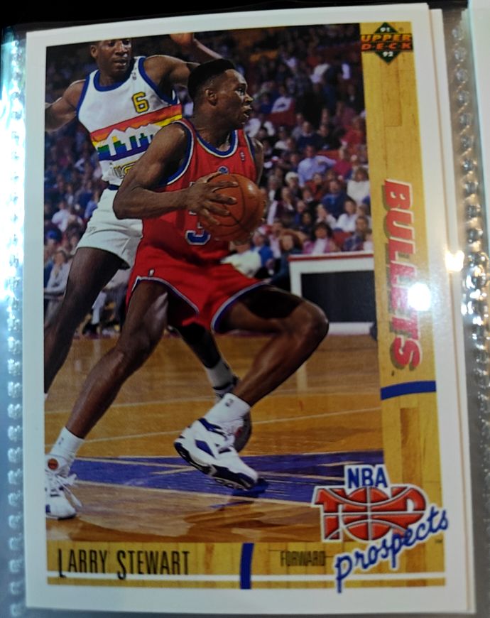 1991-92 Upper Deck #440 Larry Stewart — front