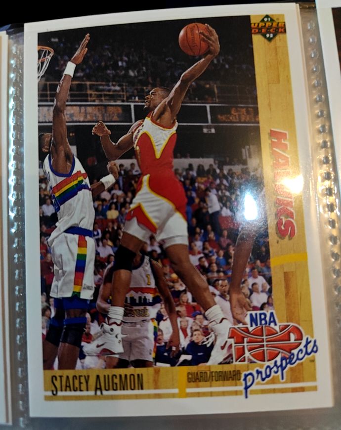 1991-92 Upper Deck #439 Stacey Augmon — front