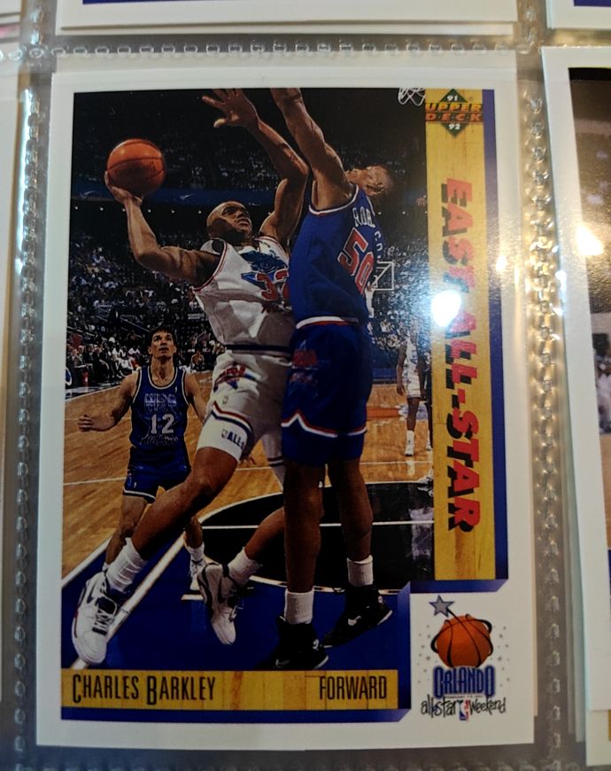 1991-92 Upper Deck #454 Charles Barkley Philadelphia 76ers — front