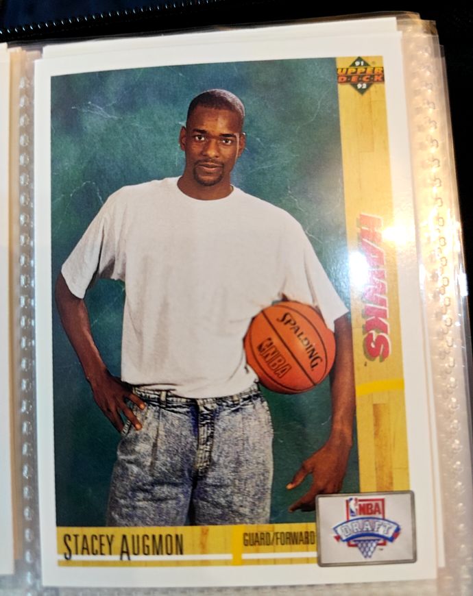 1991-92 Upper Deck #5 Stacey Augmon — front