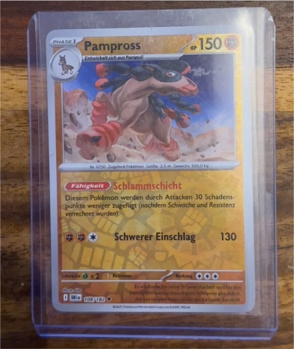 2025 Pokémon TCG SV10: Destined Rivals #108 Pampross — front