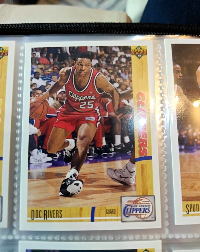 1991-92 Upper Deck #420 Doc Rivers — front