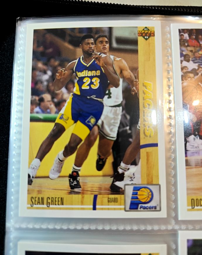 1991-92 Upper Deck #421 Sean Green — front