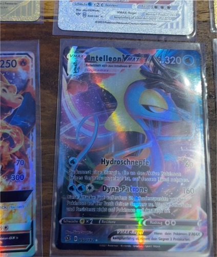 2020 Pokémon Rebel Clash #050/192 Inteleon VMAX — front