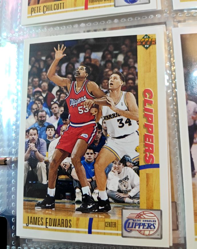 1991-92 Upper Deck #416 James Edwards — front