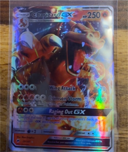 2017 Pokemon Sun & Moon Burning Shadows #20 Charizard GX — front