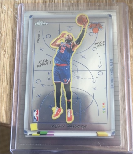 2025-26 Topps Chrome #XW-2 Jalen Brunson — front