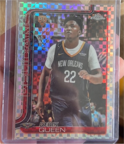 2025-26 Topps Chrome #263 Derik Queen — front