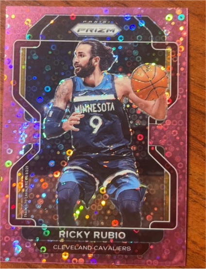 2021-22 Panini Prizm #96 Ricky Rubio Cleveland Cavaliers — front