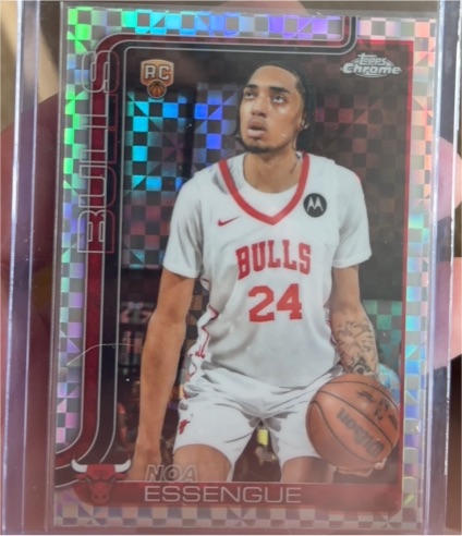 2025-26 Topps Chrome #262 Noa Essengue — front
