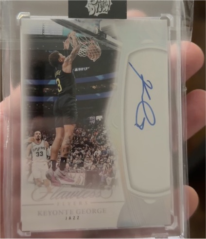 2024 Panini Flawless #FLY-KG Keyonte George — front