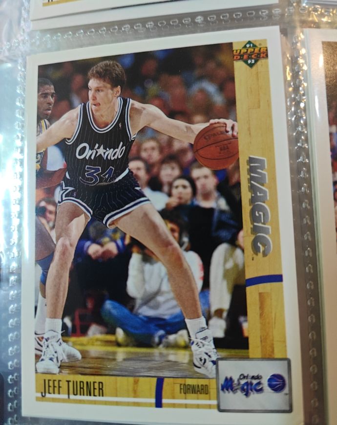 1991-92 Upper Deck #304 Jeff Turner Orlando Magic — front