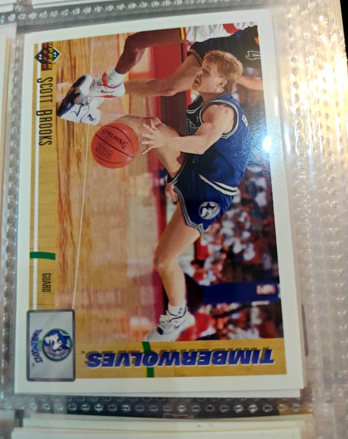 1991-92 Upper Deck #303 Scott Brooks — front