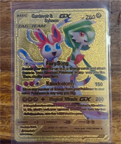2019 Pokémon #130 Gardevoir & Sylveon GX — front