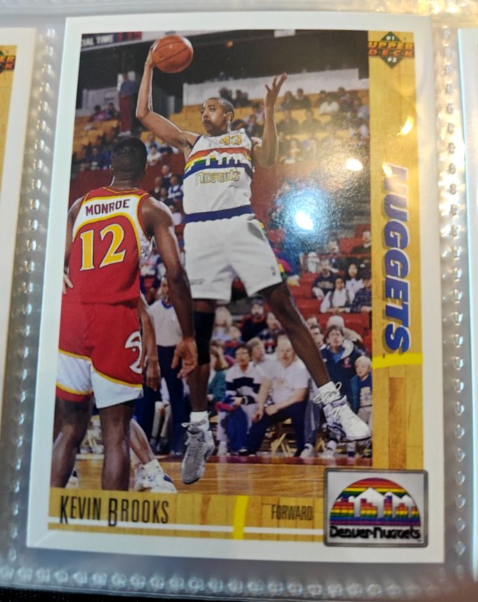 1991-92 Upper Deck #427 Kevin Brooks RC — front