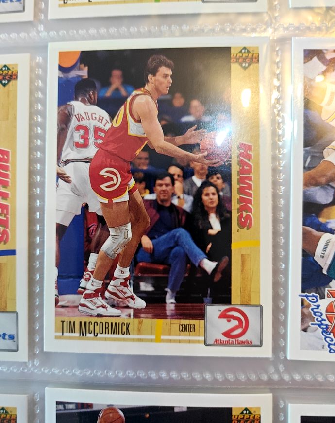 1991-92 Upper Deck #386 Tim McCormick — front