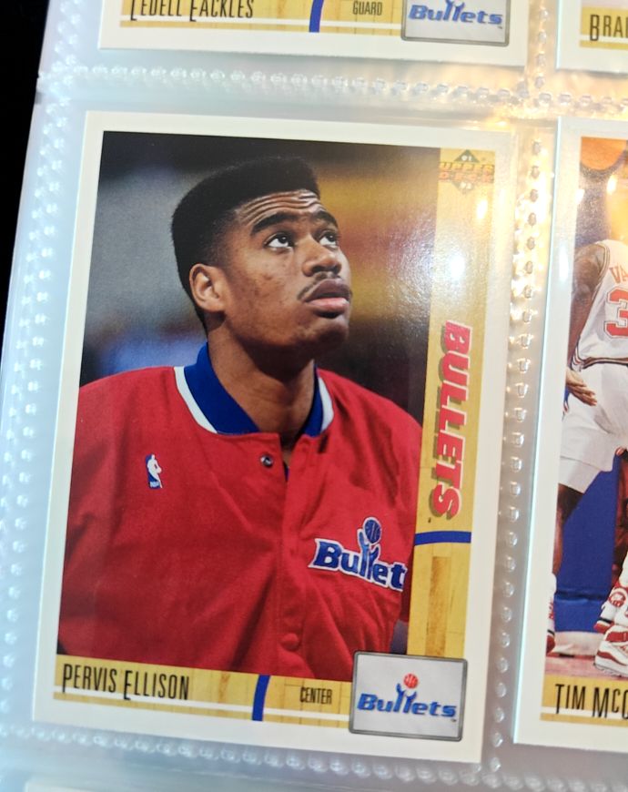 1991-92 Upper Deck #385 Pervis Ellison Washington Bullets — front