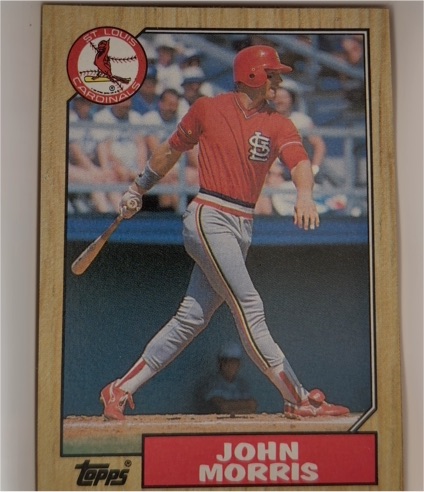 1987 Topps #211 John Morris — front
