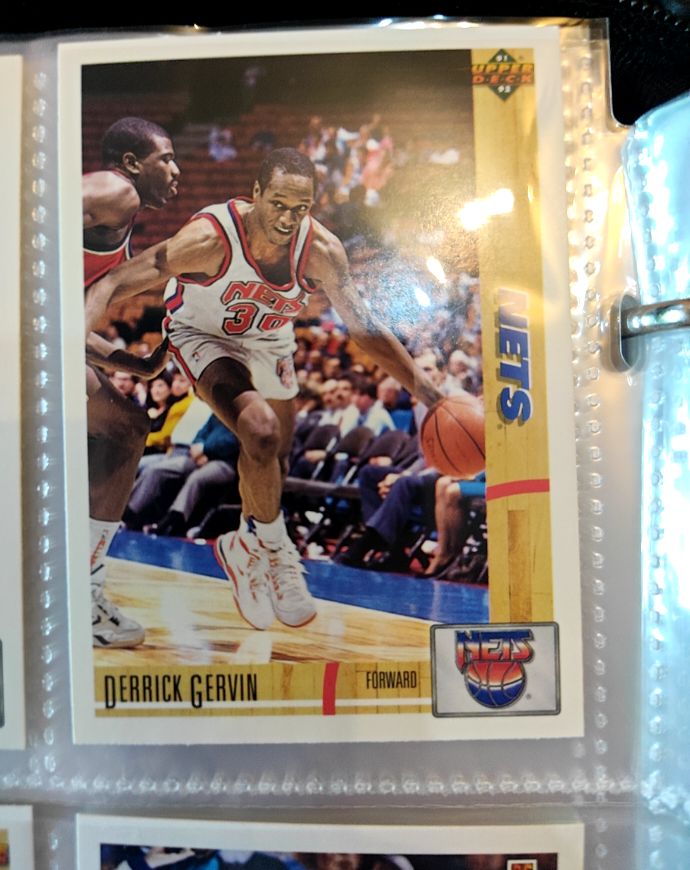 1991-92 Upper Deck #384 Derrick Gervin — front