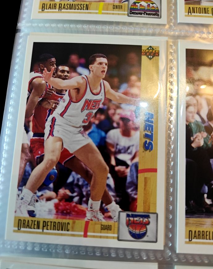 1991-92 Upper Deck #315 Drazen Petrovic New Jersey Nets — front